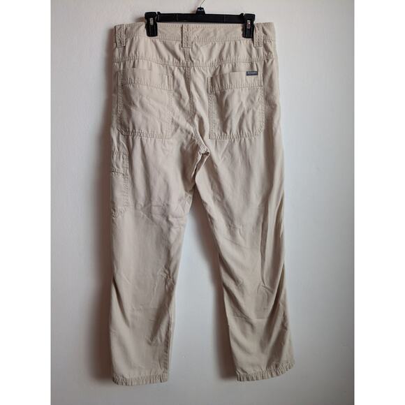 Columbia Mens Khaki Omni Shield Advance Repellency Pants Size 34x30 EUC - Picture 7 of 12